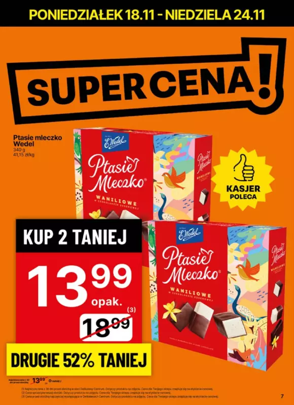 Delikatesy Centrum - gazetka promocyjna Gazetka  do niedzieli 24.11 - strona 7