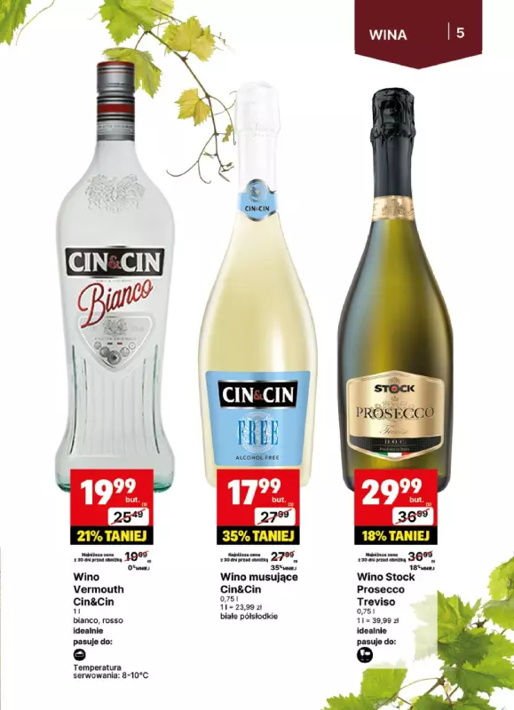 Delikatesy Centrum - gazetka promocyjna Gazetka alkoholowa  do niedzieli 01.12 - strona 5