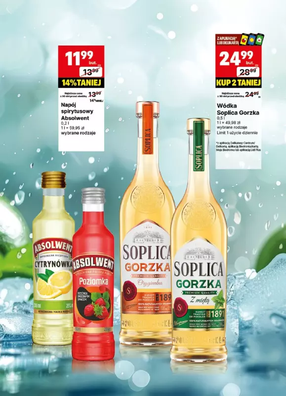 Delikatesy Centrum - gazetka promocyjna Gazetka alkoholowa  do niedzieli 01.12 - strona 12