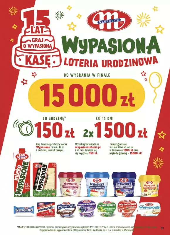 Delikatesy Centrum - gazetka promocyjna Gazetka  do środy 27.11 - strona 31