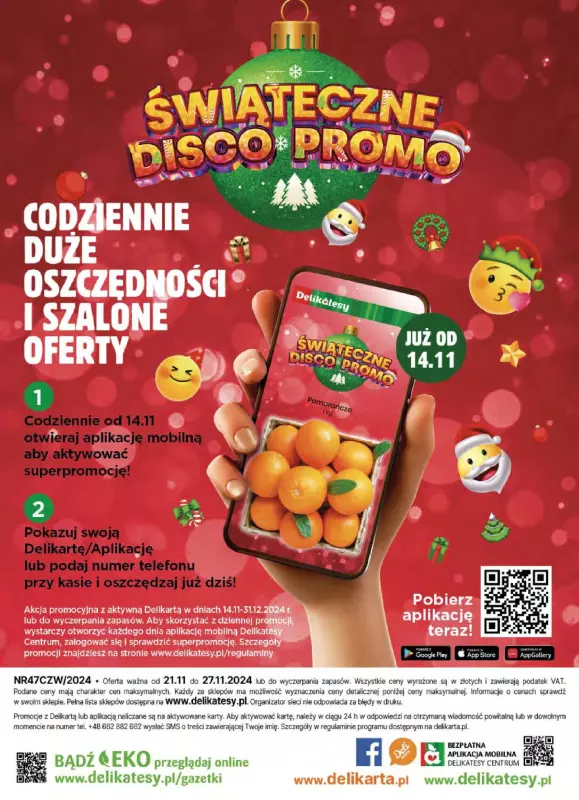 Delikatesy Centrum - gazetka promocyjna Gazetka  do środy 27.11 - strona 40