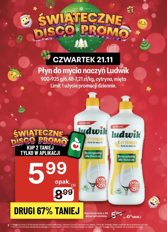 Delikatesy Centrum - gazetka promocyjna Gazetka  do środy 27.11 - strona 2