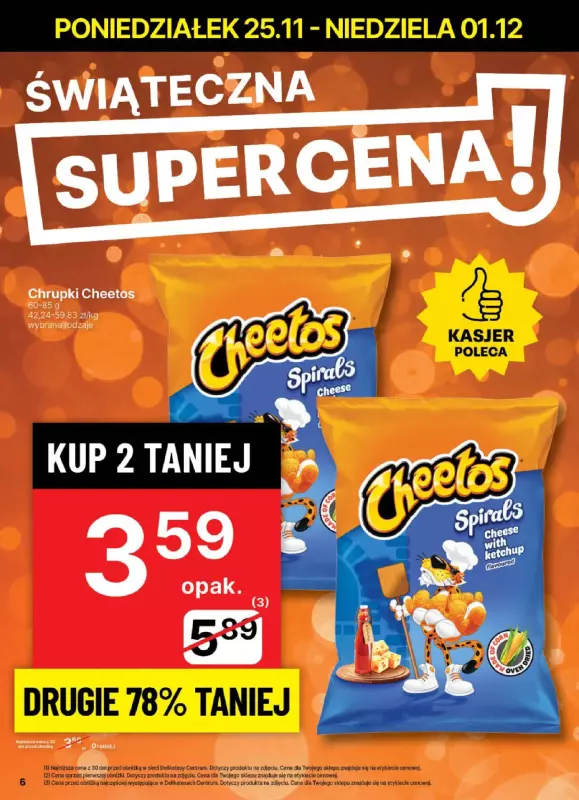 Delikatesy Centrum - gazetka promocyjna Gazetka  do niedzieli 01.12 - strona 6