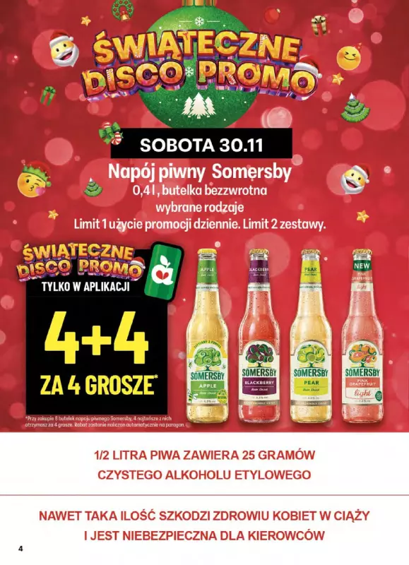 Delikatesy Centrum - gazetka promocyjna Gazetka od czwartku od czwartku 28.11 do środy 04.12 - strona 4