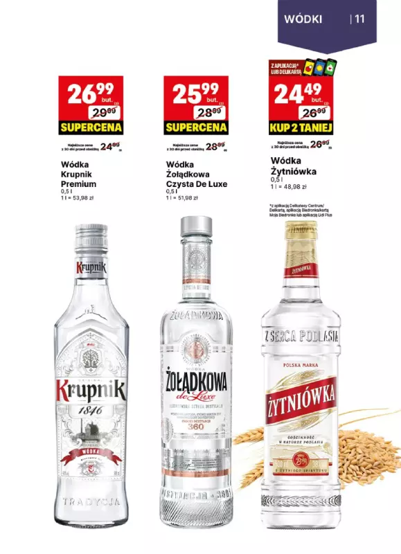 Delikatesy Centrum - gazetka promocyjna Gazetka alkoholowa  do niedzieli 15.12 - strona 11