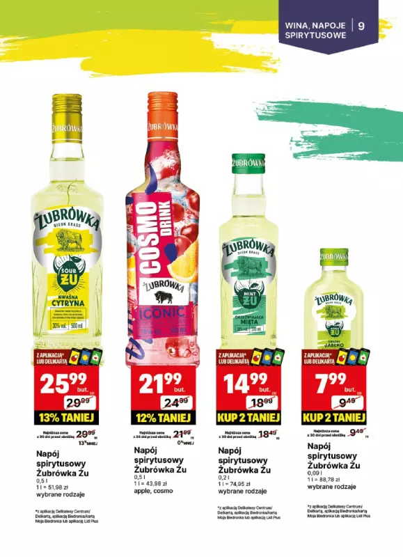 Delikatesy Centrum - gazetka promocyjna Gazetka alkoholowa  do niedzieli 15.12 - strona 9