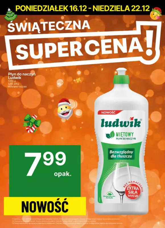 Delikatesy Centrum - gazetka promocyjna Gazetka od poniedziałku 16.12 do niedzieli 22.12 - strona 9