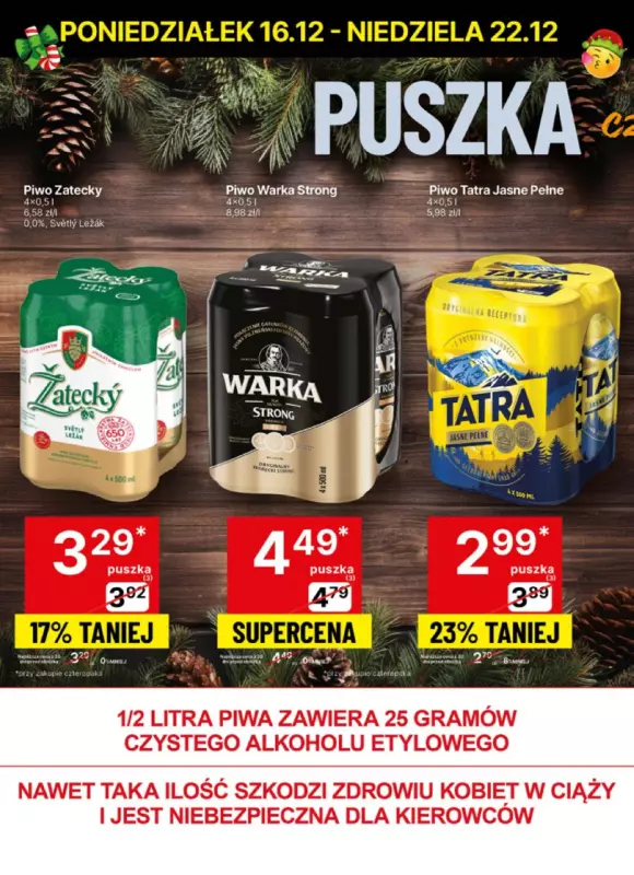 Delikatesy Centrum - gazetka promocyjna Gazetka od poniedziałku 16.12 do niedzieli 22.12 - strona 34