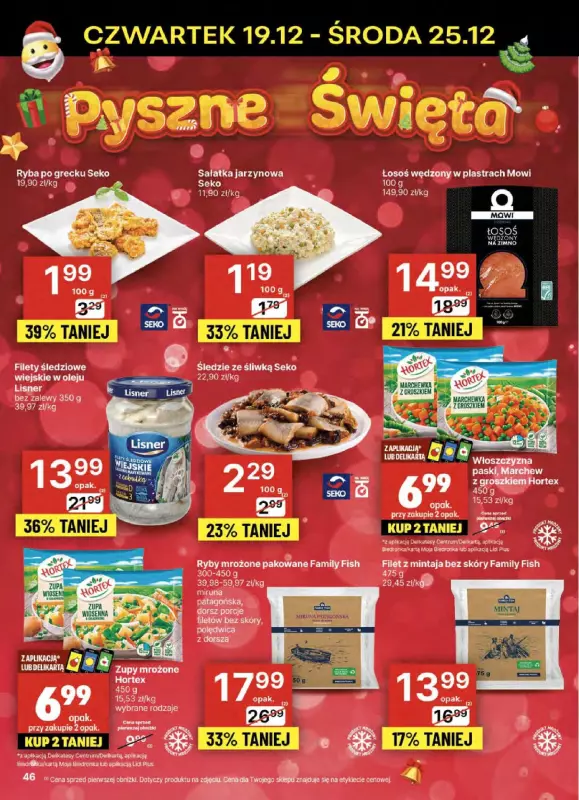 Delikatesy Centrum - gazetka promocyjna Gazetka od czwartku od czwartku 19.12 do środy 25.12 - strona 46