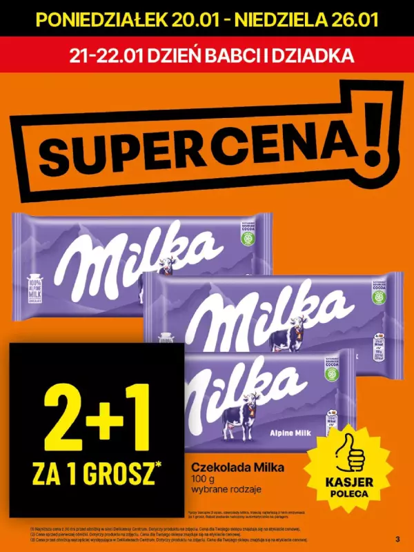 Delikatesy Centrum - gazetka promocyjna Gazetka od poniedziałku 20.01 do niedzieli 26.01 - strona 3