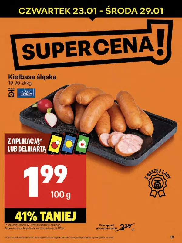 Delikatesy Centrum - gazetka promocyjna Gazetka od czwartku  do środy 29.01 - strona 10