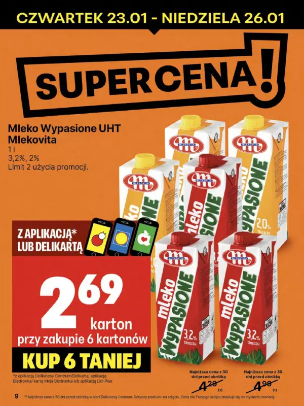 Delikatesy Centrum - gazetka promocyjna Gazetka od czwartku  do środy 29.01 - strona 9