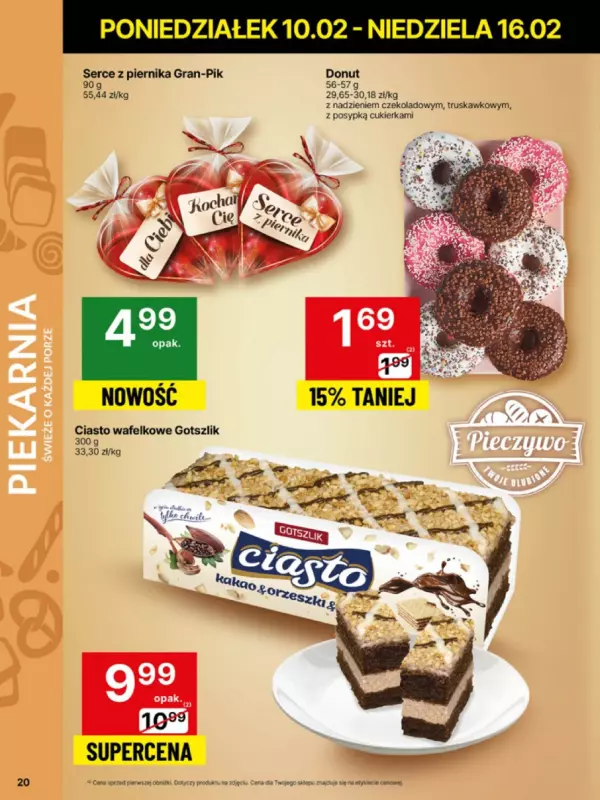 Delikatesy Centrum - gazetka promocyjna Gazetka  do niedzieli 16.02 - strona 20