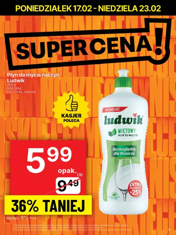 Delikatesy Centrum - gazetka promocyjna Gazetka  do niedzieli 23.02 - strona 3