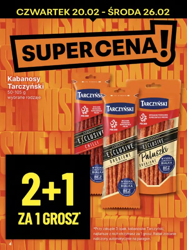 Delikatesy Centrum - gazetka promocyjna Gazetka  do środy 26.02 - strona 4