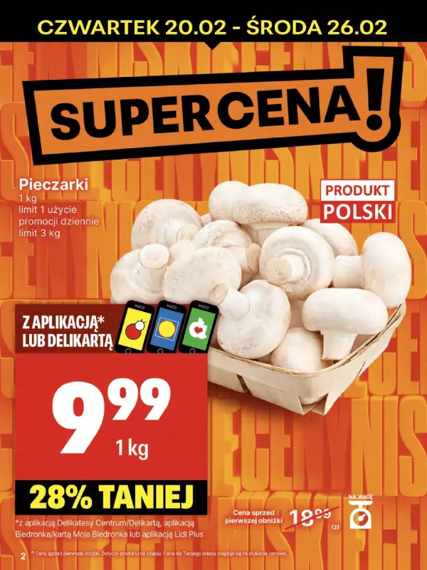 Delikatesy Centrum - gazetka promocyjna Gazetka  do środy 26.02 - strona 2