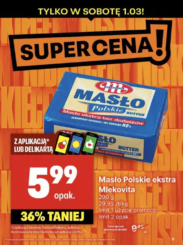 Delikatesy Centrum - gazetka promocyjna Gazetka od czwartku  do środy 05.03 - strona 9