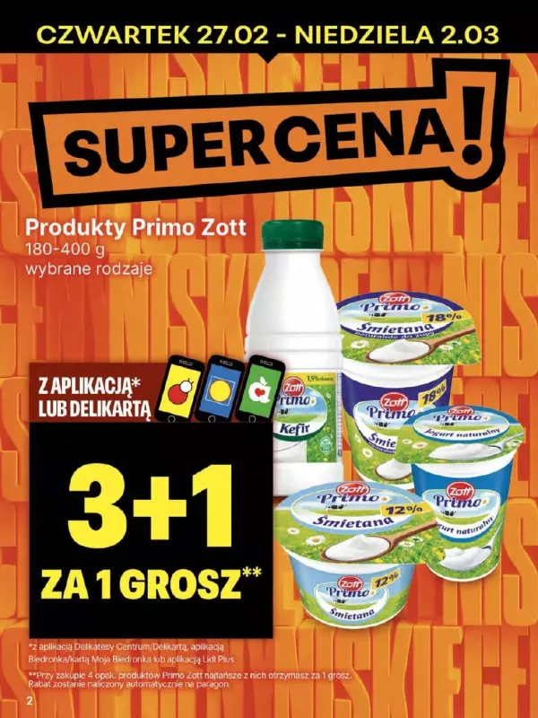 Delikatesy Centrum - gazetka promocyjna Gazetka od czwartku  do środy 05.03 - strona 2