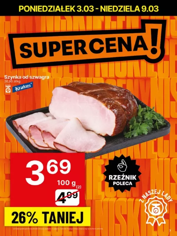 Delikatesy Centrum - gazetka promocyjna Gazetka  do niedzieli 09.03 - strona 7