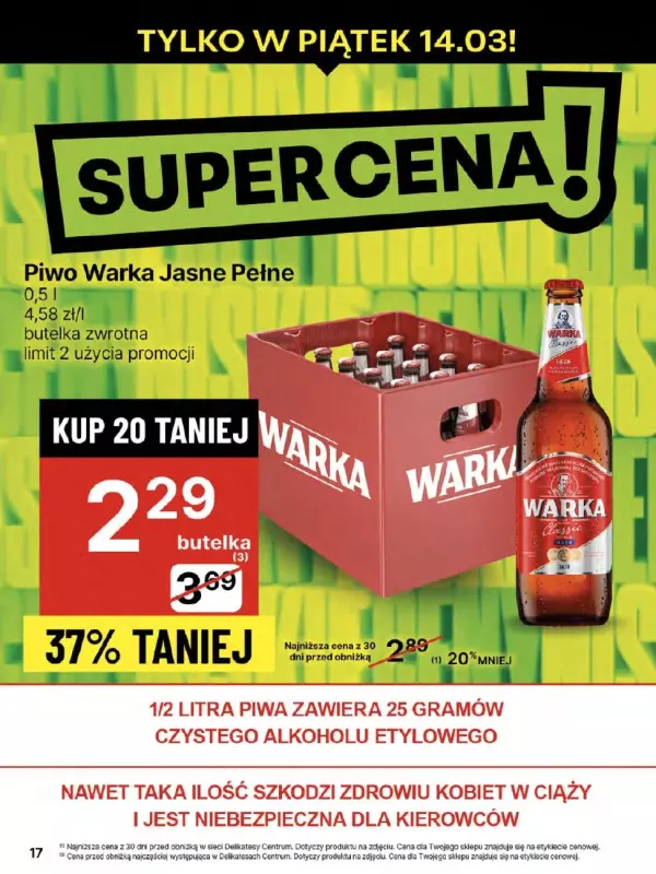 Delikatesy Centrum - gazetka promocyjna Gazetka od czwartku  do środy 19.03 - strona 17