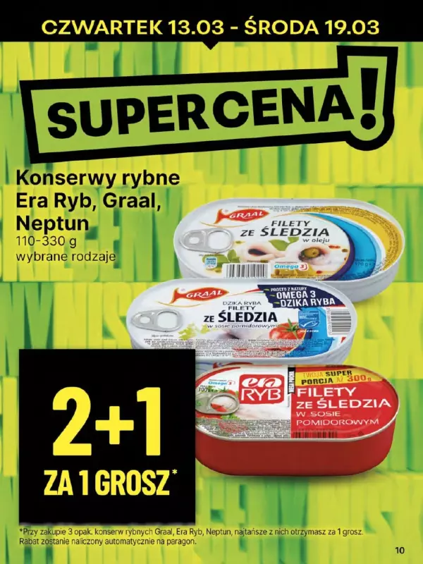 Delikatesy Centrum - gazetka promocyjna Gazetka od czwartku  do środy 19.03 - strona 10