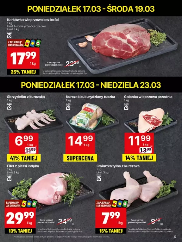 Delikatesy Centrum - gazetka promocyjna Gazetka  do niedzieli 23.03 - strona 17