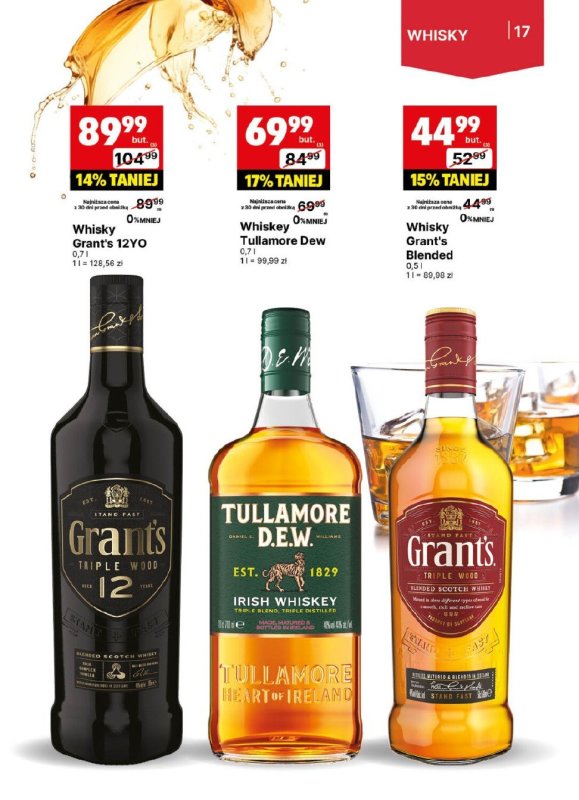 Delikatesy Centrum - gazetka promocyjna Gazetka alkoholowa  do niedzieli 30.03 - strona 17