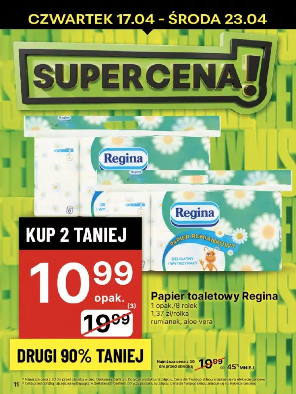 Delikatesy Centrum - gazetka promocyjna Gazetka od czwartku 17.04 do środy 23.04 - strona 11