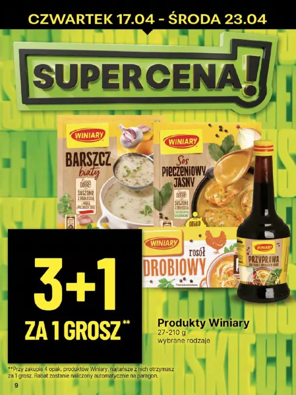 Delikatesy Centrum - gazetka promocyjna Gazetka od czwartku 17.04 do środy 23.04 - strona 9