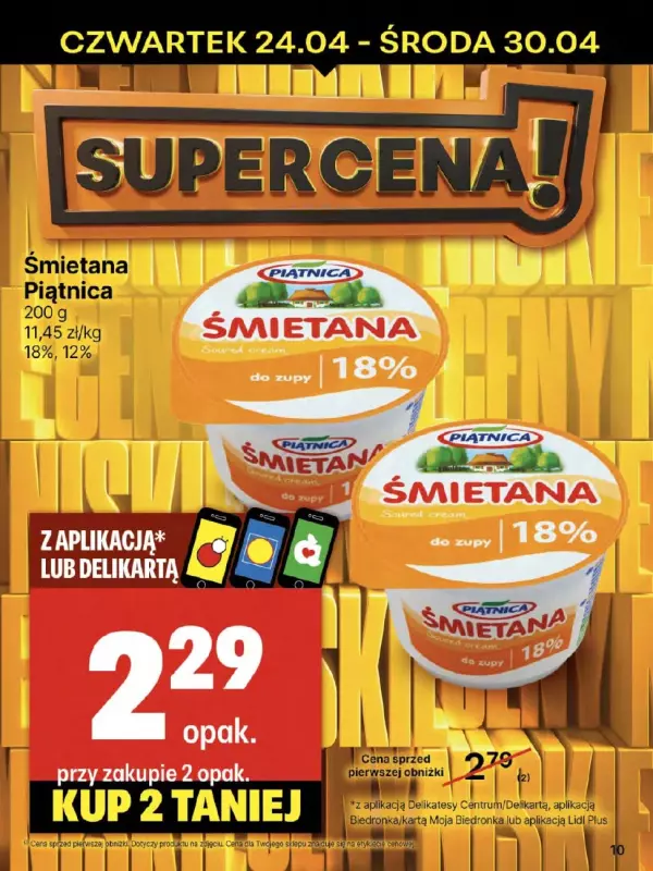Delikatesy Centrum - gazetka promocyjna Gazetka  do środy 30.04 - strona 10
