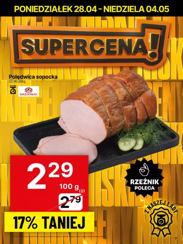 Delikatesy Centrum - gazetka promocyjna Gazetka  do niedzieli 04.05 - strona 7