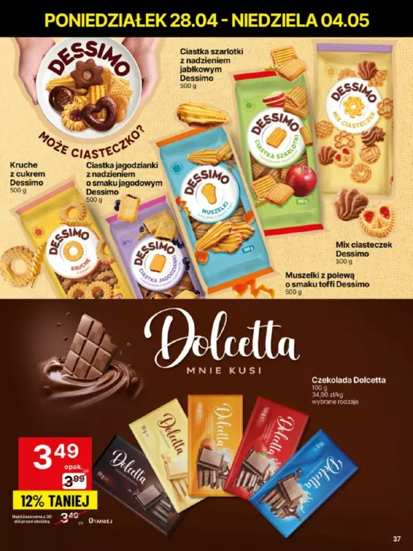 Delikatesy Centrum - gazetka promocyjna Gazetka  do niedzieli 04.05 - strona 37
