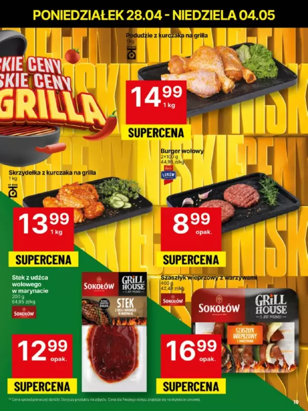 Delikatesy Centrum - gazetka promocyjna Gazetka  do niedzieli 04.05 - strona 19