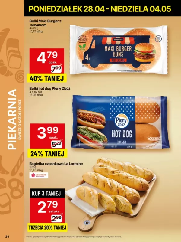 Delikatesy Centrum - gazetka promocyjna Gazetka  do niedzieli 04.05 - strona 24