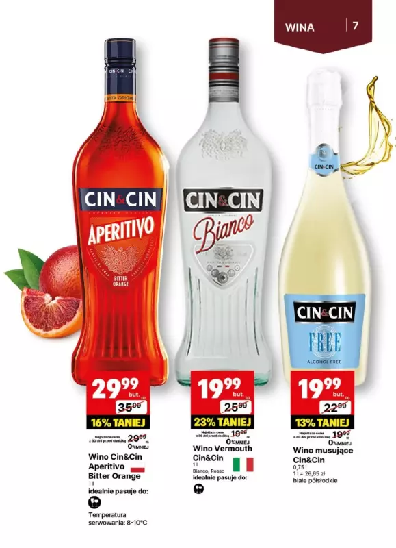 Delikatesy Centrum - gazetka promocyjna Gazetka alkoholowa  do niedzieli 11.05 - strona 7