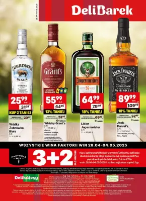 Delikatesy Centrum - gazetka promocyjna Gazetka alkoholowa  do niedzieli 11.05