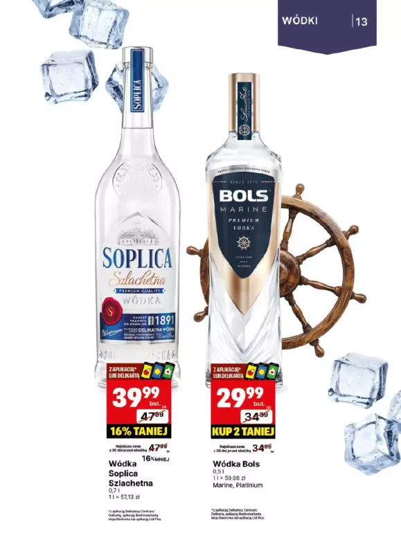 Delikatesy Centrum - gazetka promocyjna Gazetka alkoholowa  do niedzieli 11.05 - strona 13