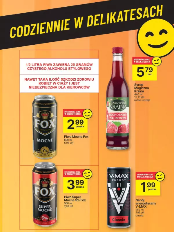 Delikatesy Centrum - gazetka promocyjna Gazetka  do środy 07.05 - strona 62