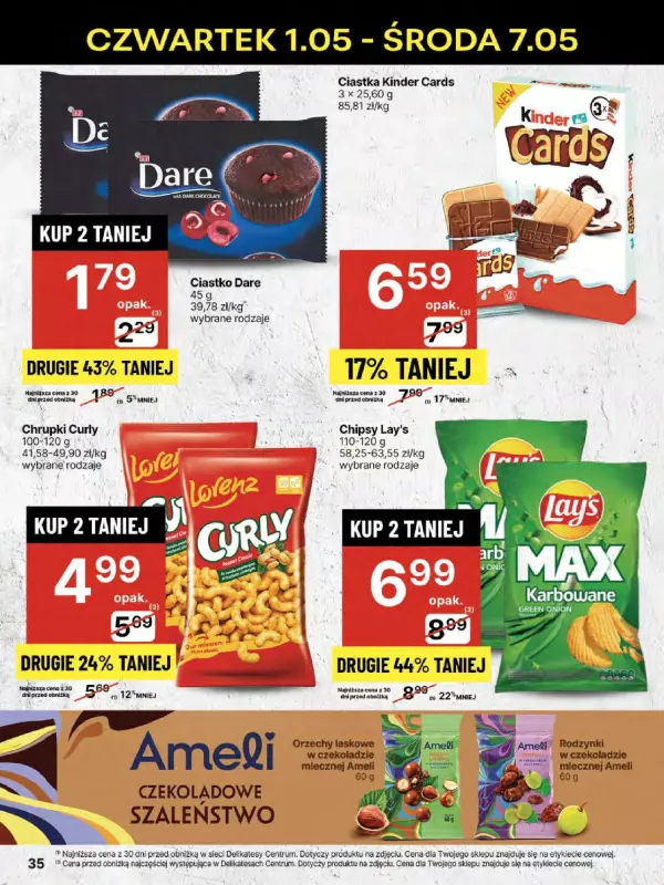 Delikatesy Centrum - gazetka promocyjna Gazetka  do środy 07.05 - strona 35