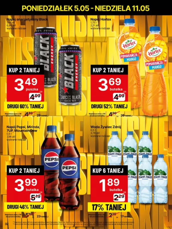 Delikatesy Centrum - gazetka promocyjna Gazetka  do niedzieli 11.05 - strona 32