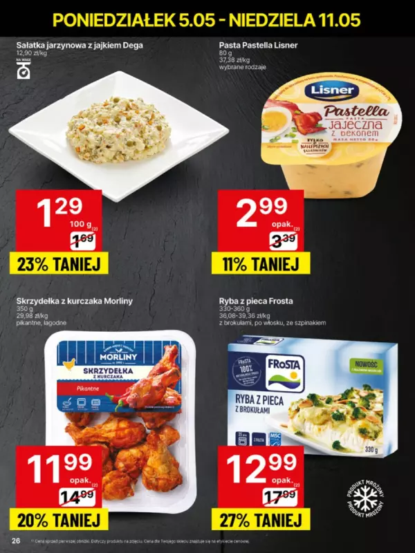 Delikatesy Centrum - gazetka promocyjna Gazetka  do niedzieli 11.05 - strona 26