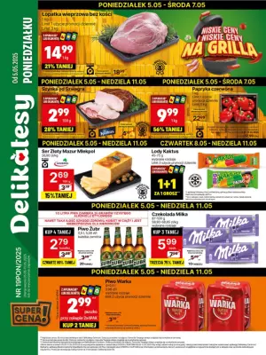 Delikatesy Centrum - gazetka promocyjna Gazetka  do niedzieli 11.05