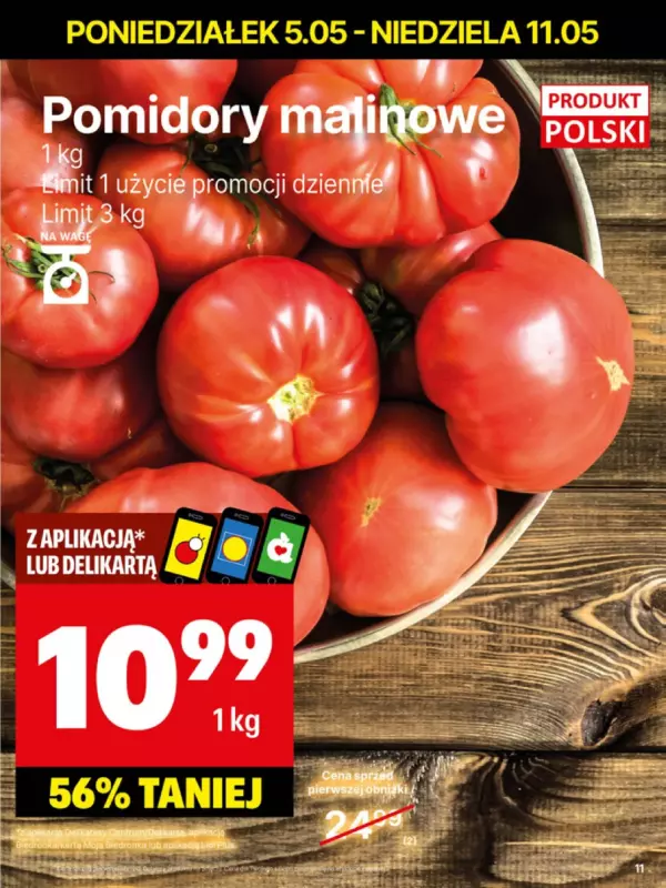 Delikatesy Centrum - gazetka promocyjna Gazetka  do niedzieli 11.05 - strona 11