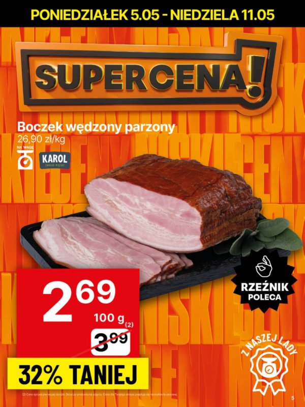 Delikatesy Centrum - gazetka promocyjna Gazetka  do niedzieli 11.05 - strona 5