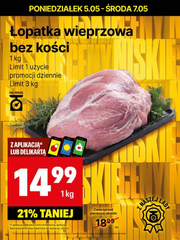 Delikatesy Centrum - gazetka promocyjna Gazetka  do niedzieli 11.05 - strona 14