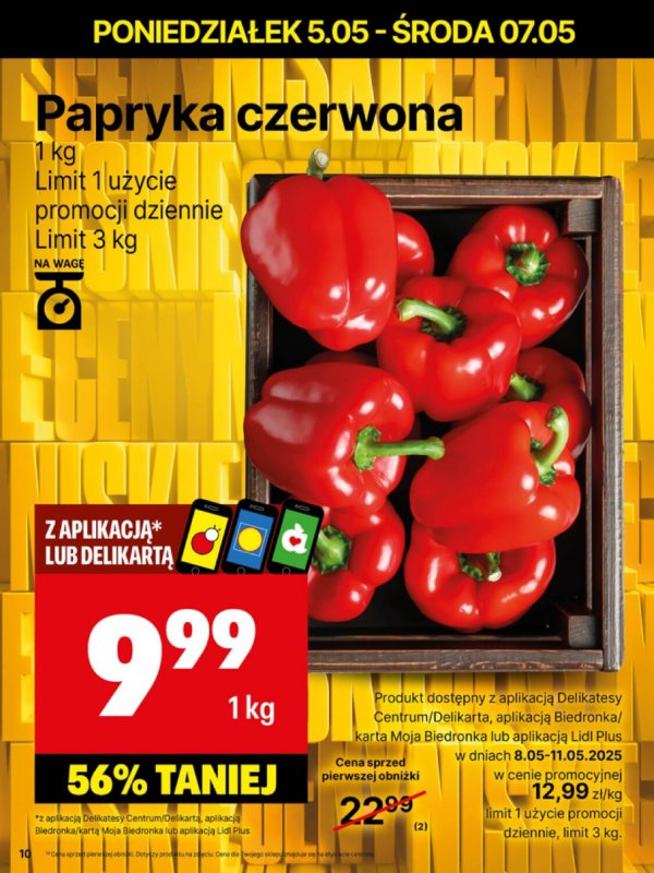 Delikatesy Centrum - gazetka promocyjna Gazetka  do niedzieli 11.05 - strona 10