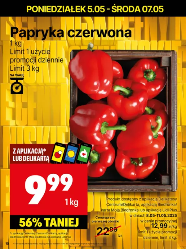 Delikatesy Centrum - gazetka promocyjna Gazetka  do niedzieli 11.05 - strona 10