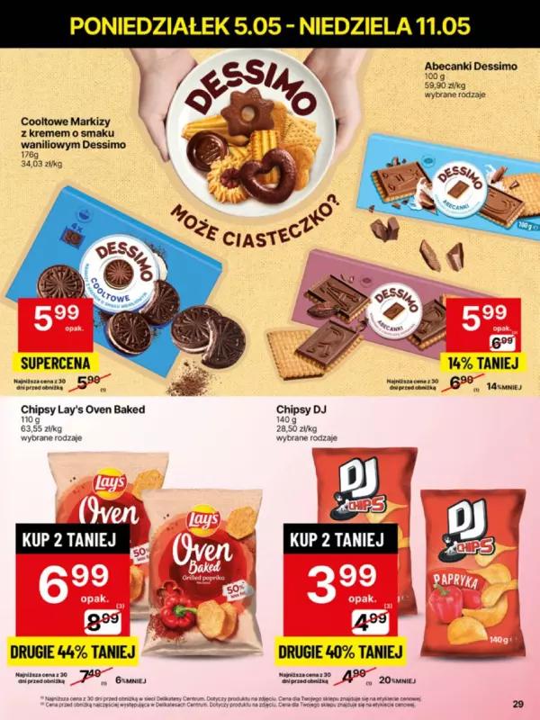 Delikatesy Centrum - gazetka promocyjna Gazetka  do niedzieli 11.05 - strona 29