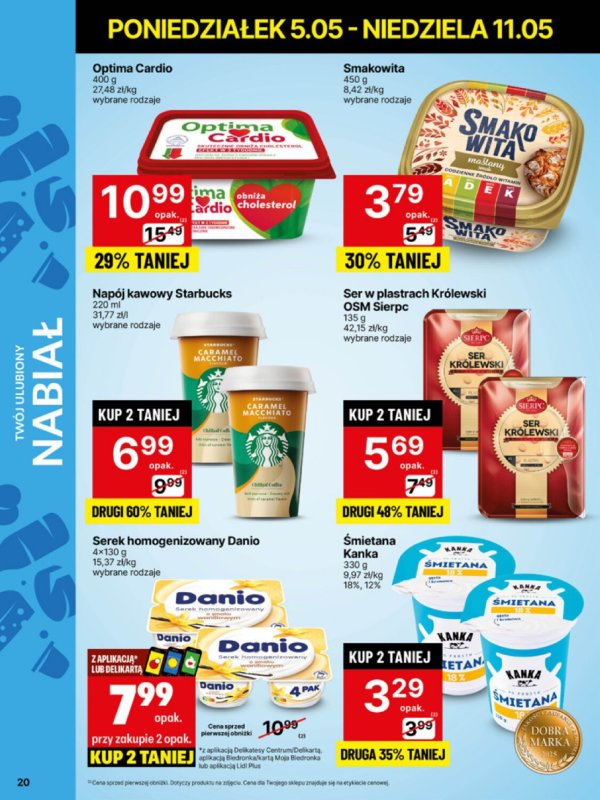 Delikatesy Centrum - gazetka promocyjna Gazetka  do niedzieli 11.05 - strona 20