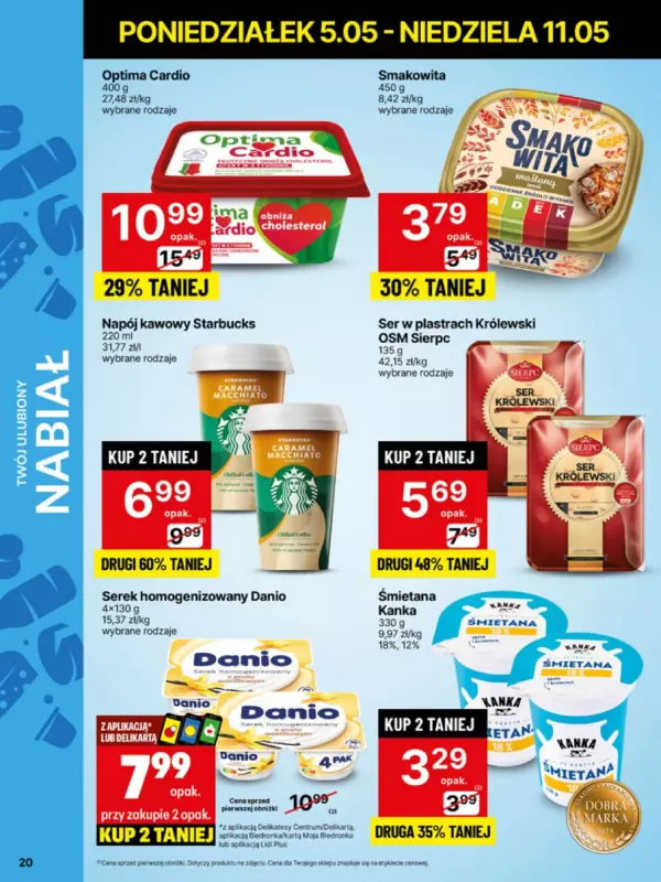 Delikatesy Centrum - gazetka promocyjna Gazetka  do niedzieli 11.05 - strona 20
